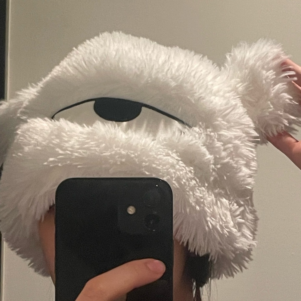 rabbit fur hat